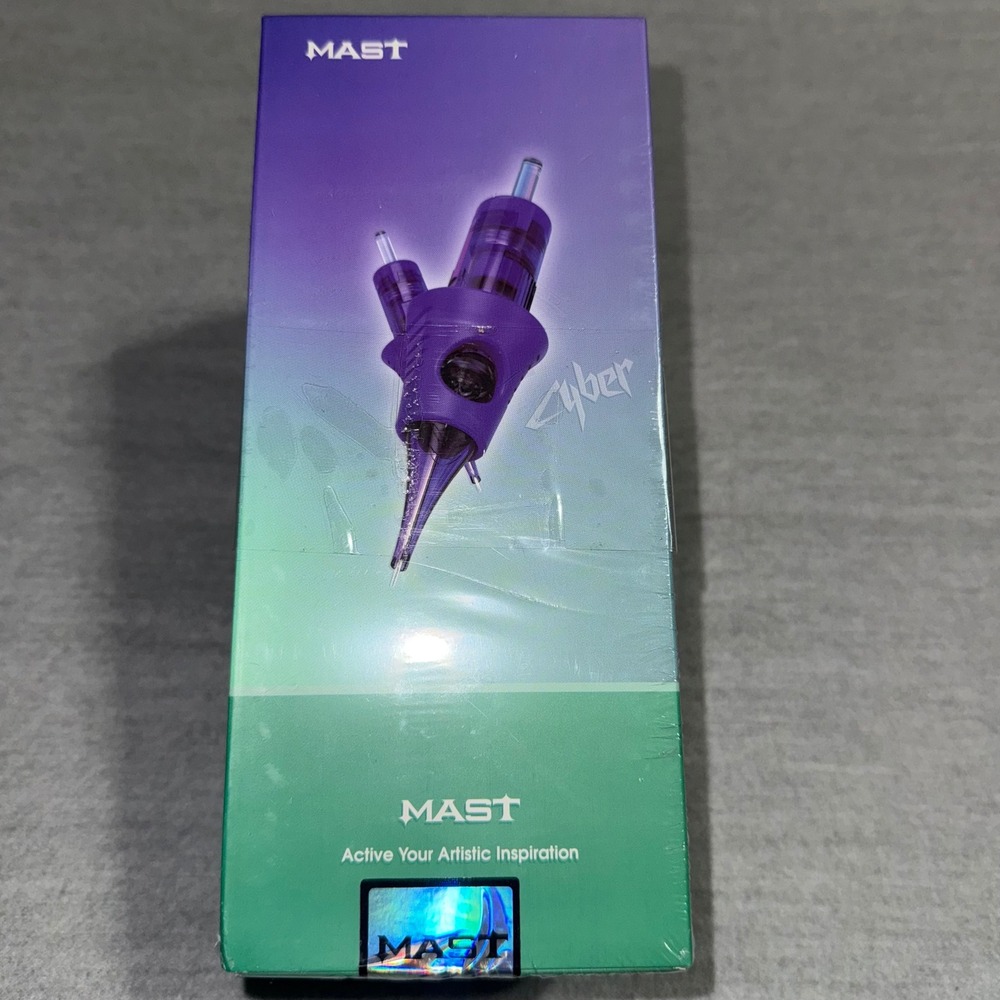 Mast Cyber Tattoo Cartridges 0401RL Bugpin Round Liner 20pcs 0.18mm 5mm Taper